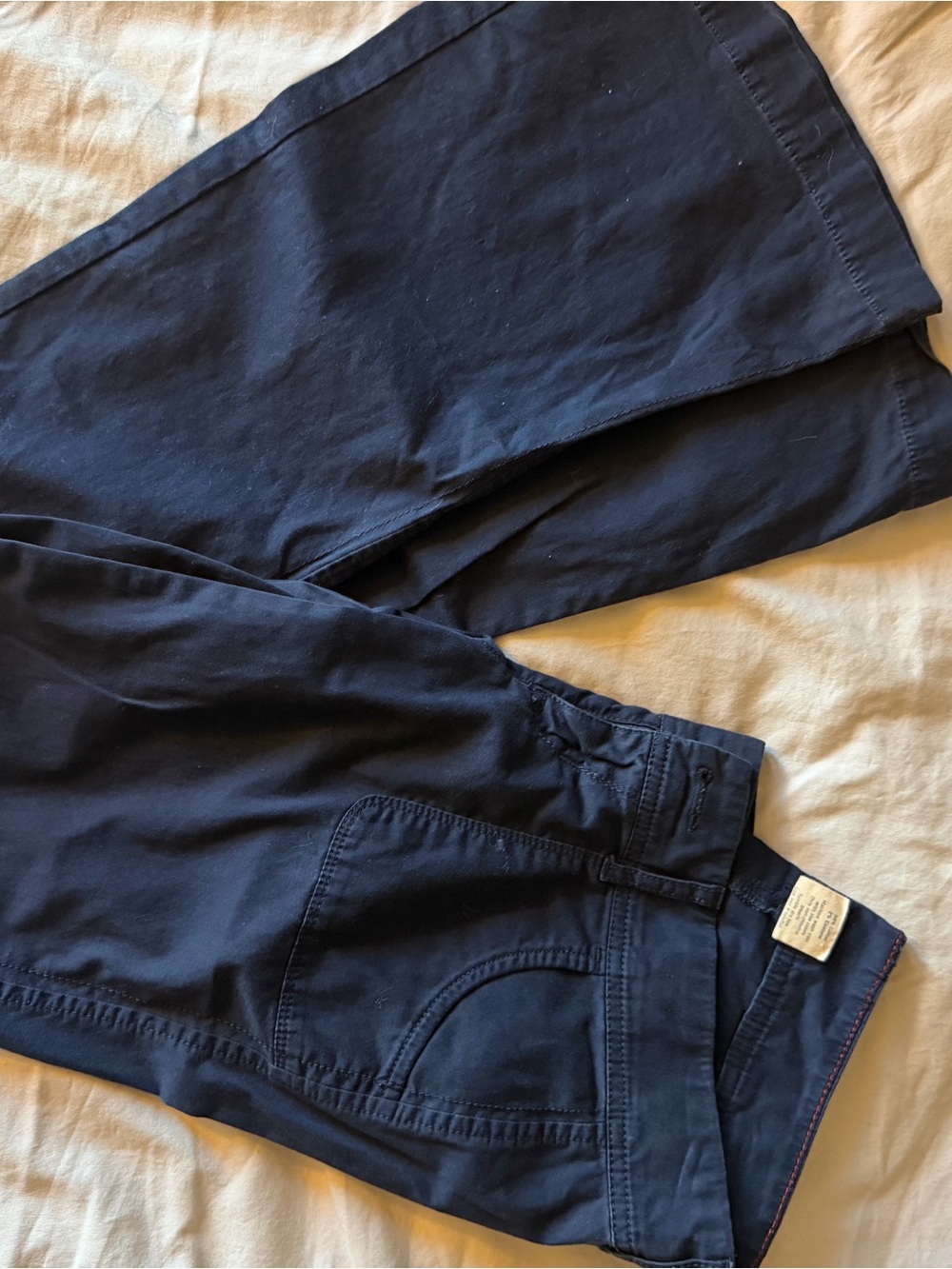 Hollister super low blue flare pants